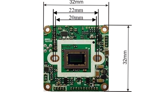Размеры камеры видеонаблюдения DB-8000DM