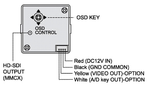 Схема подключения видеокамеры DQ-P3C2DM-P4-28